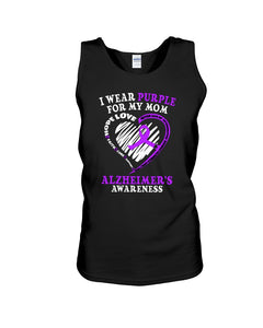 Alzheimer Awareness Daughter For Mom T-Shirt Unisex Tank Top