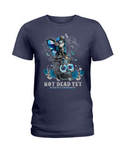 Load image into Gallery viewer, Diabetes Awareness Skull Custom Graphic Tee Ladies Tee