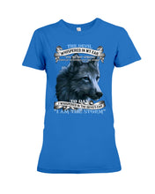 Load image into Gallery viewer, Wolf Lovers Trending Quote Tee Ladies Tee