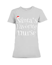 Load image into Gallery viewer, Santa's Favorite Nurse Ladies Tee