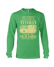 Load image into Gallery viewer, Veteran Australian Defence Force Gift For Grandpa Family Tee Unisex Long Sleeve