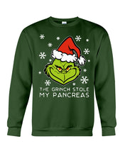 Load image into Gallery viewer, The Grinch Stole My Pancreas Sweatshirt