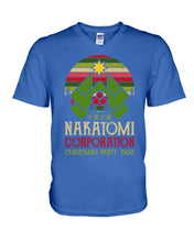 Load image into Gallery viewer, Christmas Nakatomi Corporation 1988 T-Shirt Guys V-Neck