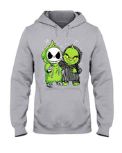 Load image into Gallery viewer, Cute Little Jack Skellington Grinch Best Friend Christmas Gift Shirt Hoodie