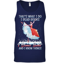 Load image into Gallery viewer, Girl Loves Reading Book And Dance Ballet Gift For Girls T-Shirt Unisex Tank Top