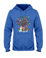 Load image into Gallery viewer, Christmas Tree Cat Lovers Cute Funny T-Shirt Hoodie