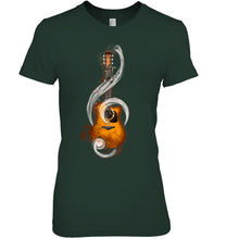 Load image into Gallery viewer, Guitar Note Ladies Tee
