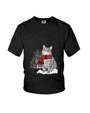Load image into Gallery viewer, Cute Cat Christmas Gift For Cat Lovers Custom T-Shirt Youth Tee