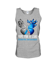 Load image into Gallery viewer, Hope For Cure Diabetes Awareness Unisex Tank Top
