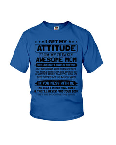 Awesome Mom Gift For Lovely Mom Mama Mother T-Shirt Youth Tee