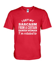 Load image into Gallery viewer, Danish Sarcasm Inherited Women Guys V-Neck