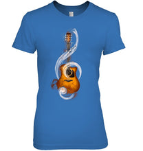 Load image into Gallery viewer, Guitar Note Ladies Tee