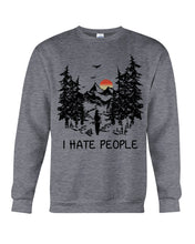 Load image into Gallery viewer, I Hate People Printing T-Shirt Sweatshirt
