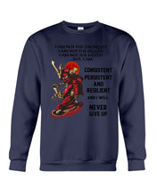 Load image into Gallery viewer, Samurai Consistent Persistent Resilient Quote T-Shirt Sweatshirt