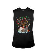 Load image into Gallery viewer, Christmas Tree Cat Lovers Cute Funny T-Shirt Unisex Long Sleeve