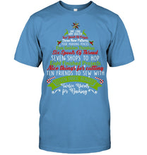 Load image into Gallery viewer, Christmas Tree Eleven Fabric Bundles T-Shirt Guys Tee