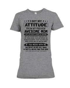 Awesome Mom Gift For Lovely Mom Mama Mother T-Shirt Ladies Tee