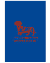Load image into Gallery viewer, Dachshund German Shirt For Dachshunds Dog Lovers Vertical Poster