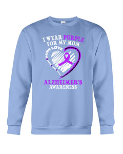 Alzheimer Awareness Daughter For Mom T-Shirt Sweatshirt