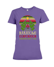 Load image into Gallery viewer, Christmas Nakatomi Corporation 1988 T-Shirt Ladies Tee