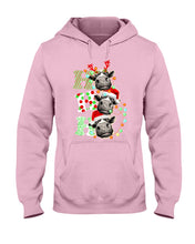 Load image into Gallery viewer, Funny Cows Ho Ho Ho Christmas Gift For Cow Lovers Hoodie