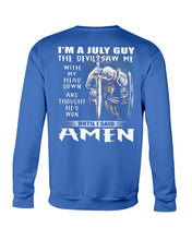 Load image into Gallery viewer, July Guy Amen Birthday Gift For Christian Sweatshirt