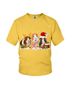 Cute Guinea Pigs Christmas Gift For Guinea Pigs Lovers Youth Tee