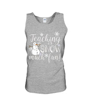 Load image into Gallery viewer, Teaching Is Snow Much Fun Christmas Snowman Gift For Family Unisex Tank Top