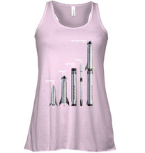 Load image into Gallery viewer, Into The Space Gift For Fans Black T-Shirt Ladies Flowy Tank