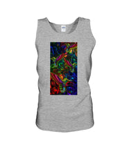 Load image into Gallery viewer, Hummingbird Cosmic Light Color Black T-Shirt Unisex Tank Top