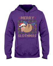 Load image into Gallery viewer, Merry Slothmas Christmas Gift For Kids Family Gift T-Shirt Hoodie