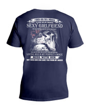 Load image into Gallery viewer, Couple T-Shirt My Sexy Girl Friend Guys V-Neck