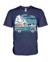Load image into Gallery viewer, Country Road Golden Retriever Guys V-Neck