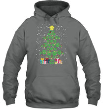 Load image into Gallery viewer, Cute Dog Paws Christmas Tree Shirt Hoodie