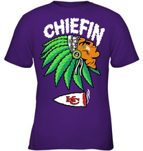 Load image into Gallery viewer, Chiefin Kansas City Chiefs Gift For Fans T-Shirt Youth Tee