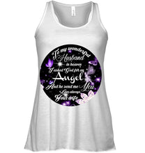 Load image into Gallery viewer, To My Husband In Heaven Gift For Widow Ladies Flowy Tank