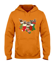 Load image into Gallery viewer, Yorkies In The Socks For Yorkie Lovers Christmas Gift Hoodie