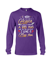 Load image into Gallery viewer, Climb Up To Heaven My Husbabd Unisex Long Sleeve