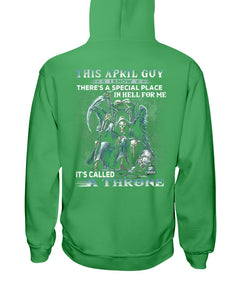 Throne April Guy Special Space Horoscope T-Shirt Hoodie