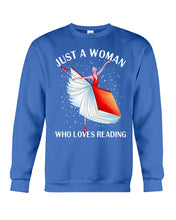 Load image into Gallery viewer, Just A Woman Loves Dancing And Reading Books Sweatshirt