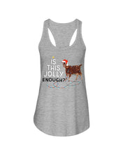 Load image into Gallery viewer, Jolly Cat Christmas Gift For Cat Lovers Ladies Flowy Tank
