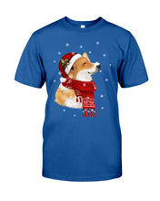 Load image into Gallery viewer, Corgi Christmas Gift Funny T-Shirt Guys Tee