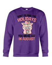 Load image into Gallery viewer, Funny Fat Pig Quote Custom T-Shirt For Friends Family Sweatshirt