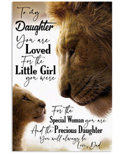 Load image into Gallery viewer, Dad To Daughter Vertical Poster