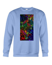 Load image into Gallery viewer, Hummingbird Cosmic Light Color Black T-Shirt Sweatshirt