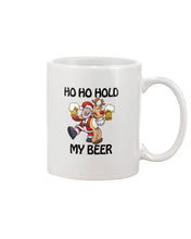 Load image into Gallery viewer, Santa Claus Funny Hold My Bear Christmas Gift For Friends Mug