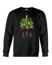 Load image into Gallery viewer, Merry Christmas Funny Dancing Skeleton Sweatshirt