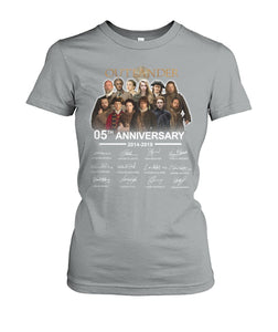 50Th Anniversary Outlander Gift For Fans Black T-Shirt Ladies Tee