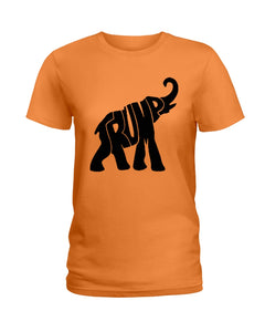 Elephant Trump Gift For American T-Shirt Ladies Tee