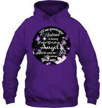 Load image into Gallery viewer, To My Husband In Heaven Gift For Widow Hoodie